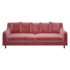 Swift Pink Velvet 3 Seater