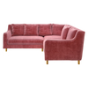 Swift Pink Velvet Reversable Corner