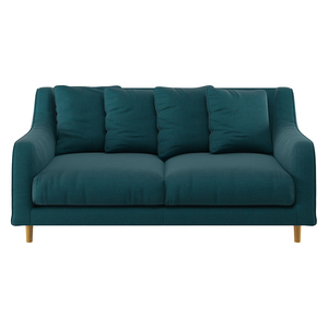 Swift Teal Tweed Wool 2 Seater