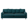 Swift Teal Tweed Wool 3 Seater