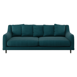 Swift Teal Tweed Wool 3 Seater