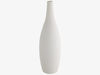 Tall white porcelain bottle vase