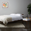 Tatsuma Walnut Double Bed,  Coen Mattress And 2 Bedsides