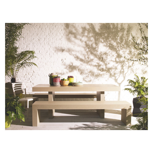 Tico 8 Seater Tico Dining Set With Ecru Table And 2 Benches