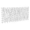 Trellis Black metal wall art