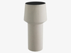 Unglazed angle-shaped vase