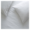 Voyage White 300 Thread Count Cotton Percale King Duvet Cover Set