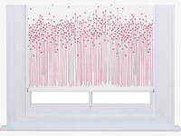 W60cm Pod red roller blind