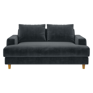 Wiltons Grey Velvet 2 Seater