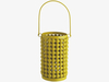 Yellow metal lantern