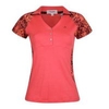 Ladies Placement Print Polo Shirt - PinkCode Ladies X Small Pink