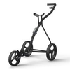 Wishbone ONE Megalite 3-Wheel Push Golf Trolley - Charcoal/Black