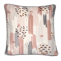Abstract Cushion,  Pink