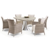Antibes - Table 6 Chairs (With Cushions)