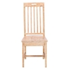 Austen High Back Dining Chair Wooden Seat