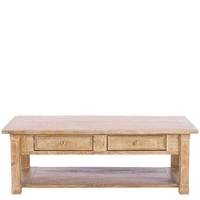 Austen Reclaimed Wood Large Double Sided Coffee Table