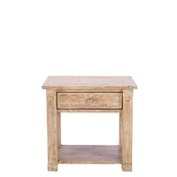 Austen Reclaimed Wood Large Double Sided Lamp Table