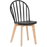 Ayda Dining Chair,  Black