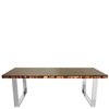 Bali Atlantic Dining Table,  Wormwood and Glass