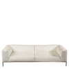 BB Italia Frank Leather Sofa,  White