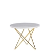 Beleven August Coffee Table,  White Marble