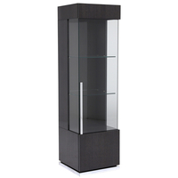 Borgia 1 Door Koto Wood Cabinet Right,  Grey Highgloss
