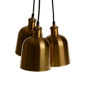 Brass Pendant Light Cluster