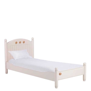 Buttons Single Bed,  Stone