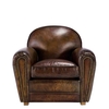 Camber Aniline Leather Armchair,  Old English Expresso