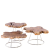 Caspian Admire Set of 3 Multi Coffee Tables