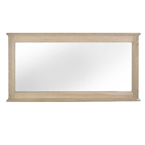 Charente Wide Wall Mirror,  Chalk Oak