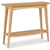 Charlbury - Console Table with Shelf (Oak)