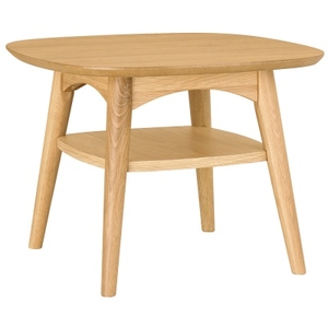 Charlbury - Lamp Table With Shelf (Oak)