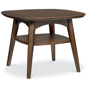 Charlbury - Lamp Table With Shelf (Walnut)