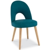 Charlbury - Upholstered Chair (Oak Teal)