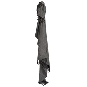 Chevron Charcoal Throw