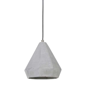 Devote Cement Hanging Lamp,  Grey