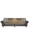Dorchester Grand Split Standard Sofa,  Leather And Fabric Mix