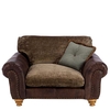 Dorchester Standard Snuggler,  Leather And Fabric Mix