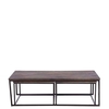 Enright Nest of Tables,  Heritage Oak and Metal