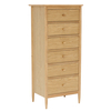 Ercol Teramo 6 Drawer Tall Chest,  Oak
