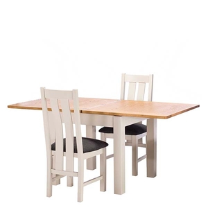Eskdale Flip Top Table and 2 Chairs,  Linen