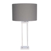 Four Post Table Lamp,  Nickel