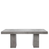 Geradis Solid Dining Table,  Concrete
