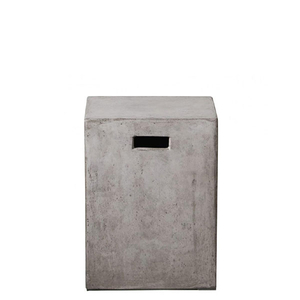 Geradis Square Stool,  Concrete