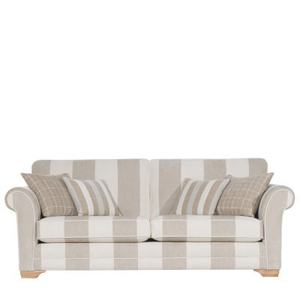 Harborough 4 Seater Standard Back Sofa SPLIT,  Natural and Caramel