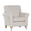 Harborough Fabric Accent Chair,  Natural and Multi