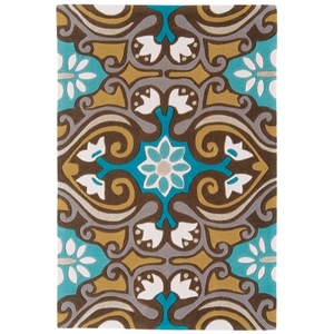 Harlequin - Rug (HA10-001 Scroll Brown Blue)