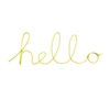 Hello Wire Word,  Yellow