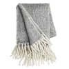 Herringbone Throw,  Grey